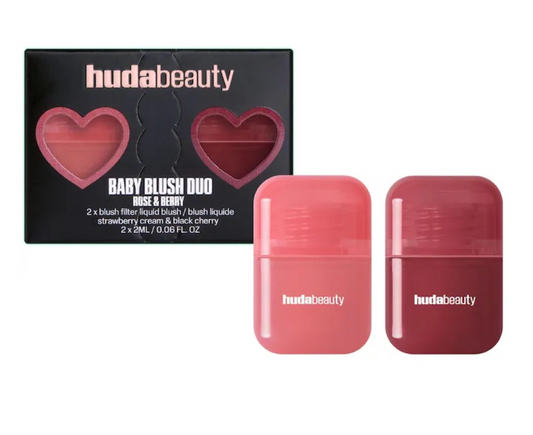 HUDA BEAUTY Mini Baby Blush Duo Set *Pre-Order*