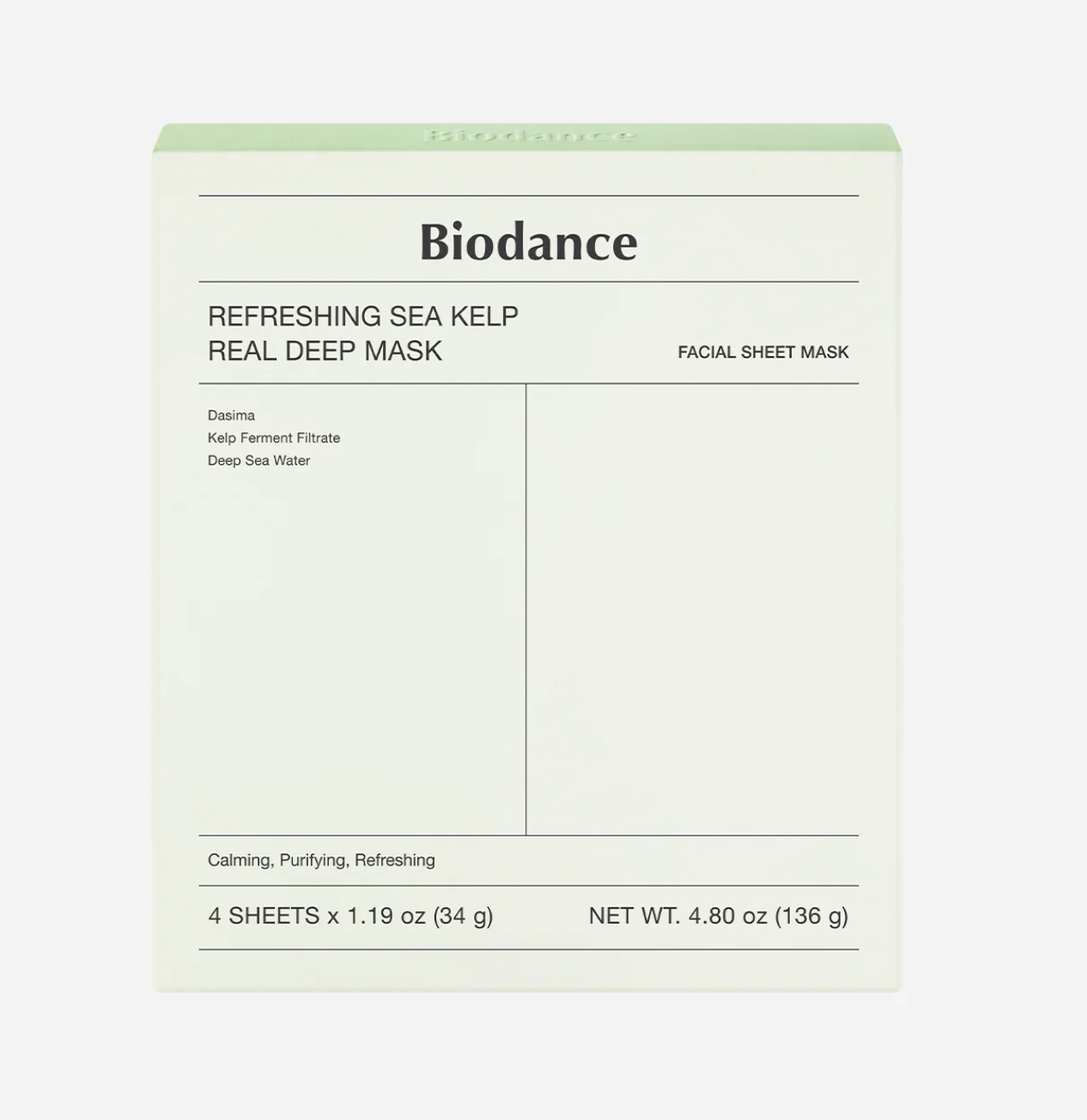 Refreshing Sea Kelp Real Deep Mask *Pre-Order*