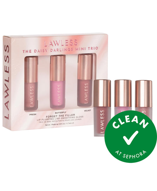 Mini Daisy Darlings Lip-Plumping  Lip Gloss Trío *Pre-Order*