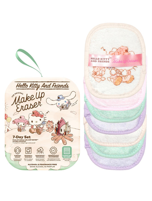Makeup Eraser Hello Kitty Glamping 7-day set *Pre-Order*