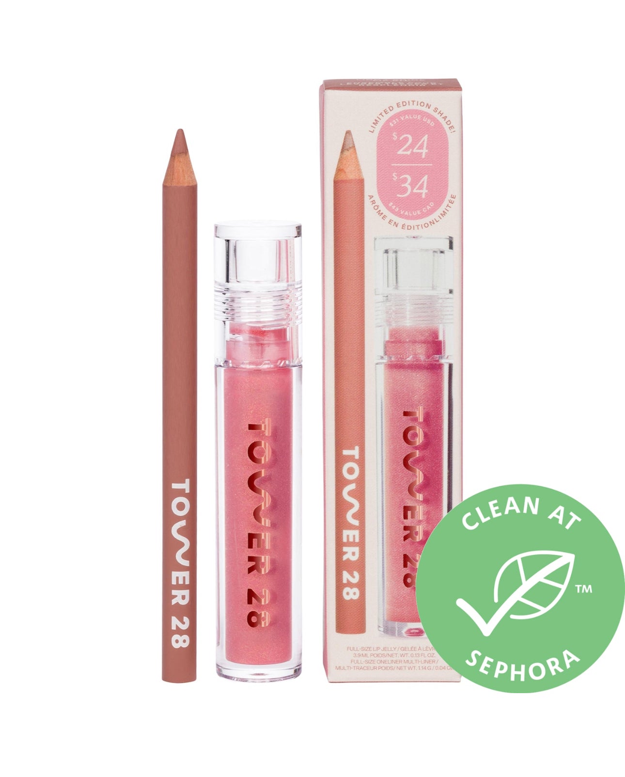 Line + Shine Lip Liner & Lip Gloss Set *Pre-Order*