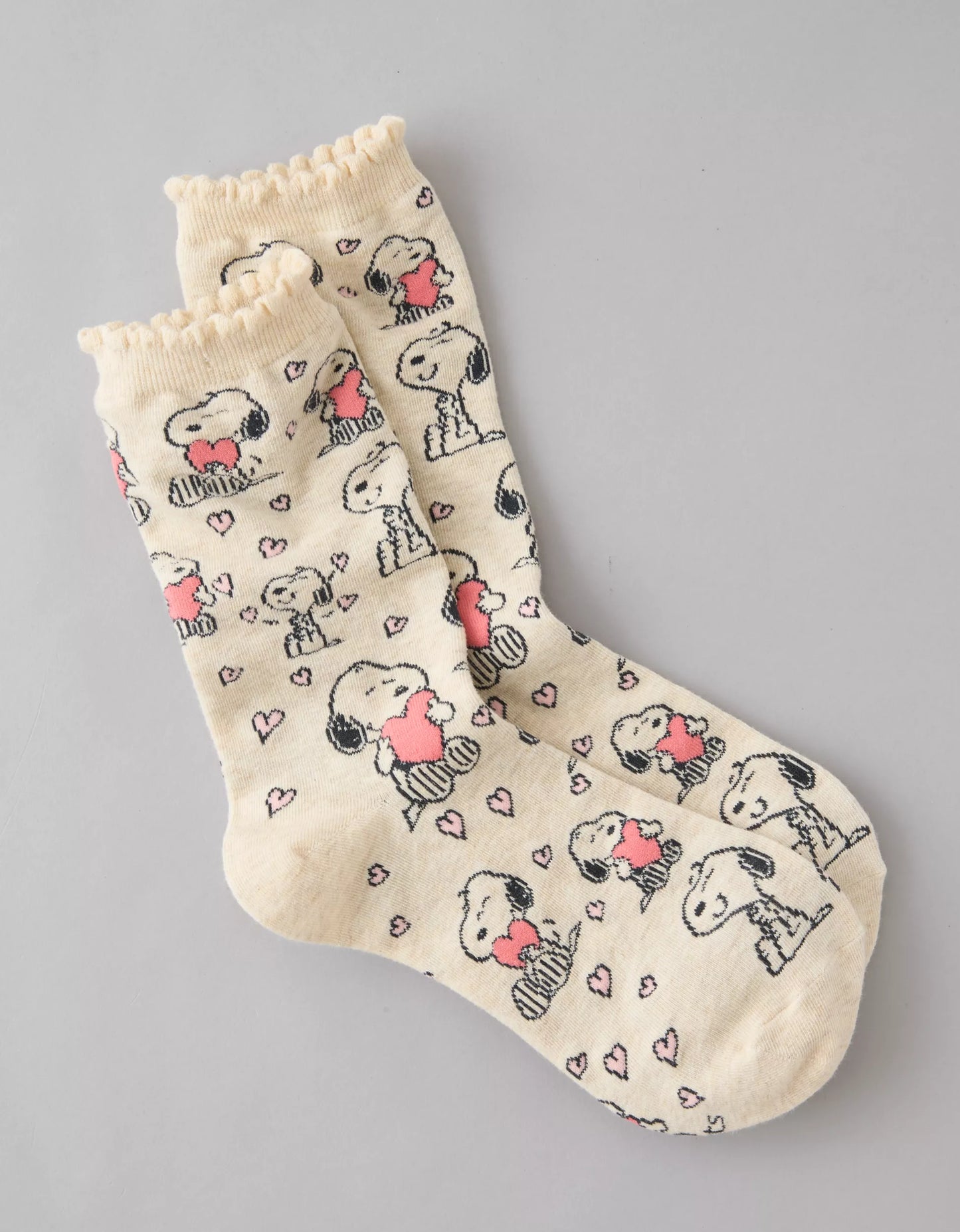 AE Snoopy Valentine's Day Crew Socks *Pre-Order*