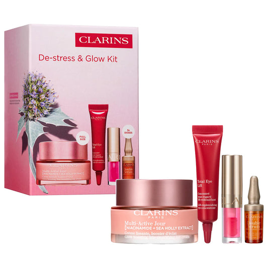 Clarins Multi-Active Anti Aging Set for Lines, Pores, Glow *Pre-Order*