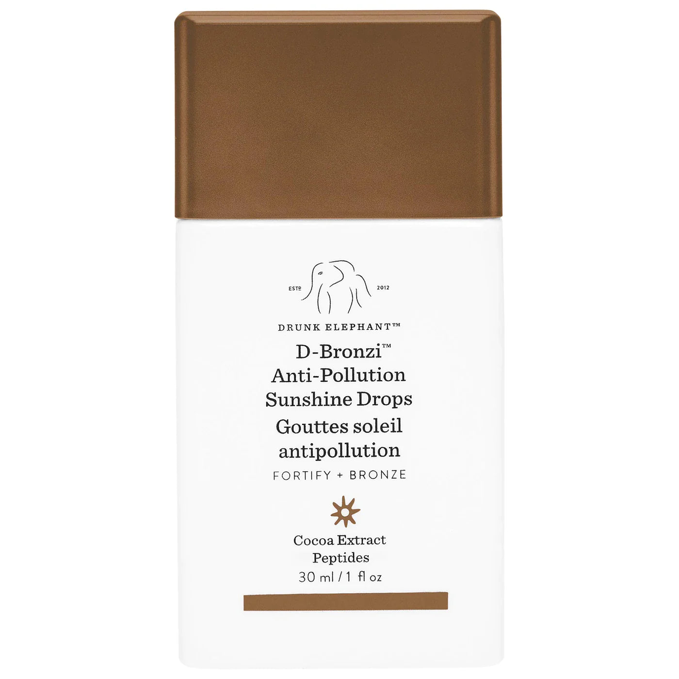 D-BRONZI BRONZING DROPS WITH PEPTIDES