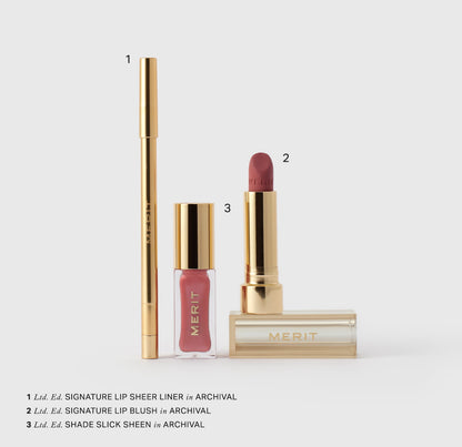 The Archival Lip Essentials Gift Set *Pre-Order*
