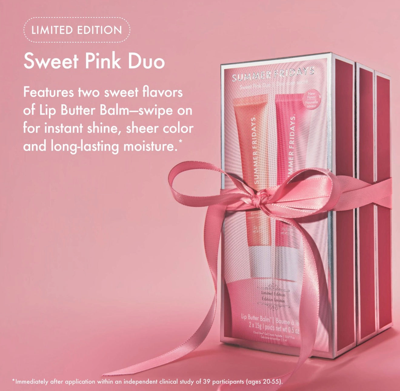 Sweet Pink Dúo With Birthday Cake + Strawberry Soft Serve Lip Butter Balm *Pre-Order*
