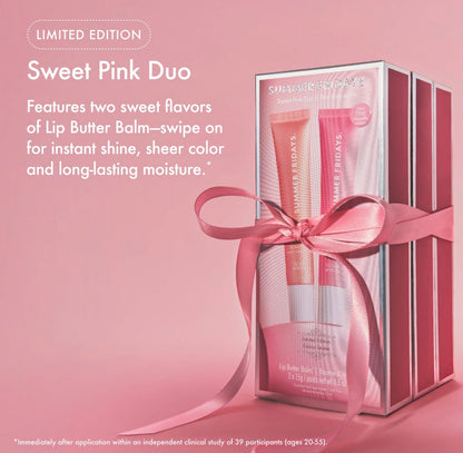 Sweet Pink Dúo With Birthday Cake + Strawberry Soft Serve Lip Butter Balm *Pre-Order*
