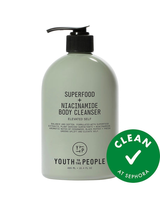 Superfood + Niacinamide Body Cleanser With Antioxidants & Hyaluronic Acid *Pre-Order*