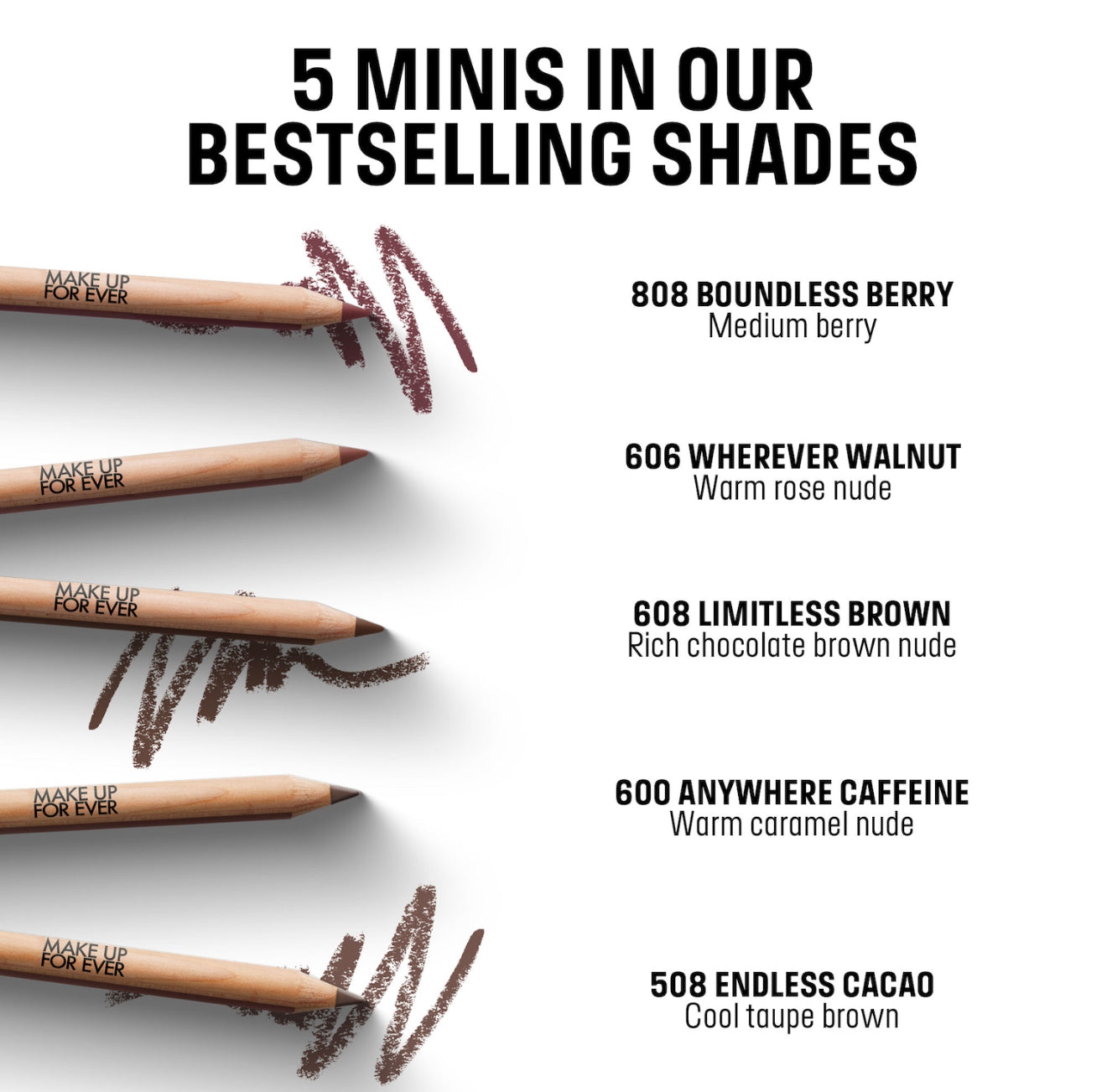 Mini Artist Color Lip Pencils Set *Pre-Order*
