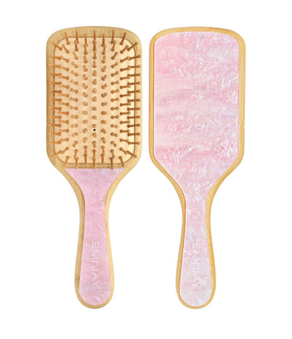 Emi Jay Bamboo Paddle Hair Brush in Pink Sugar *Pre-Order*