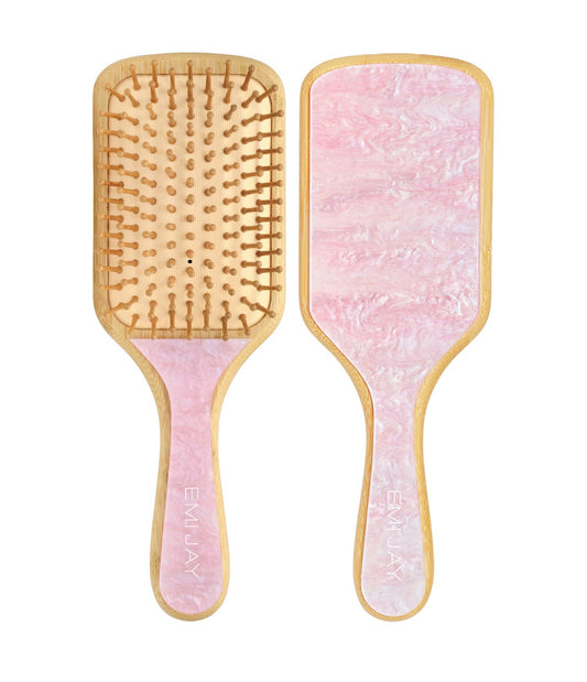 Emi Jay Bamboo Paddle Hair Brush in Pink Sugar *Pre-Order*