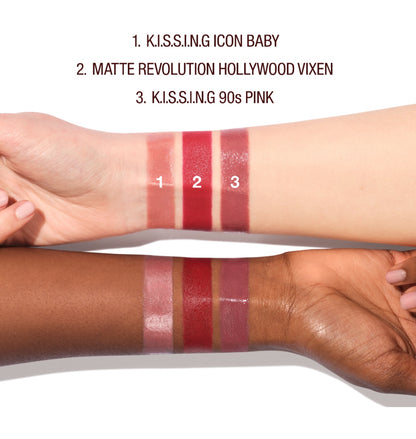 Charlotte Tilbury Mini Iconic Hollywood Lipstick Trio Set *Pre-Order*