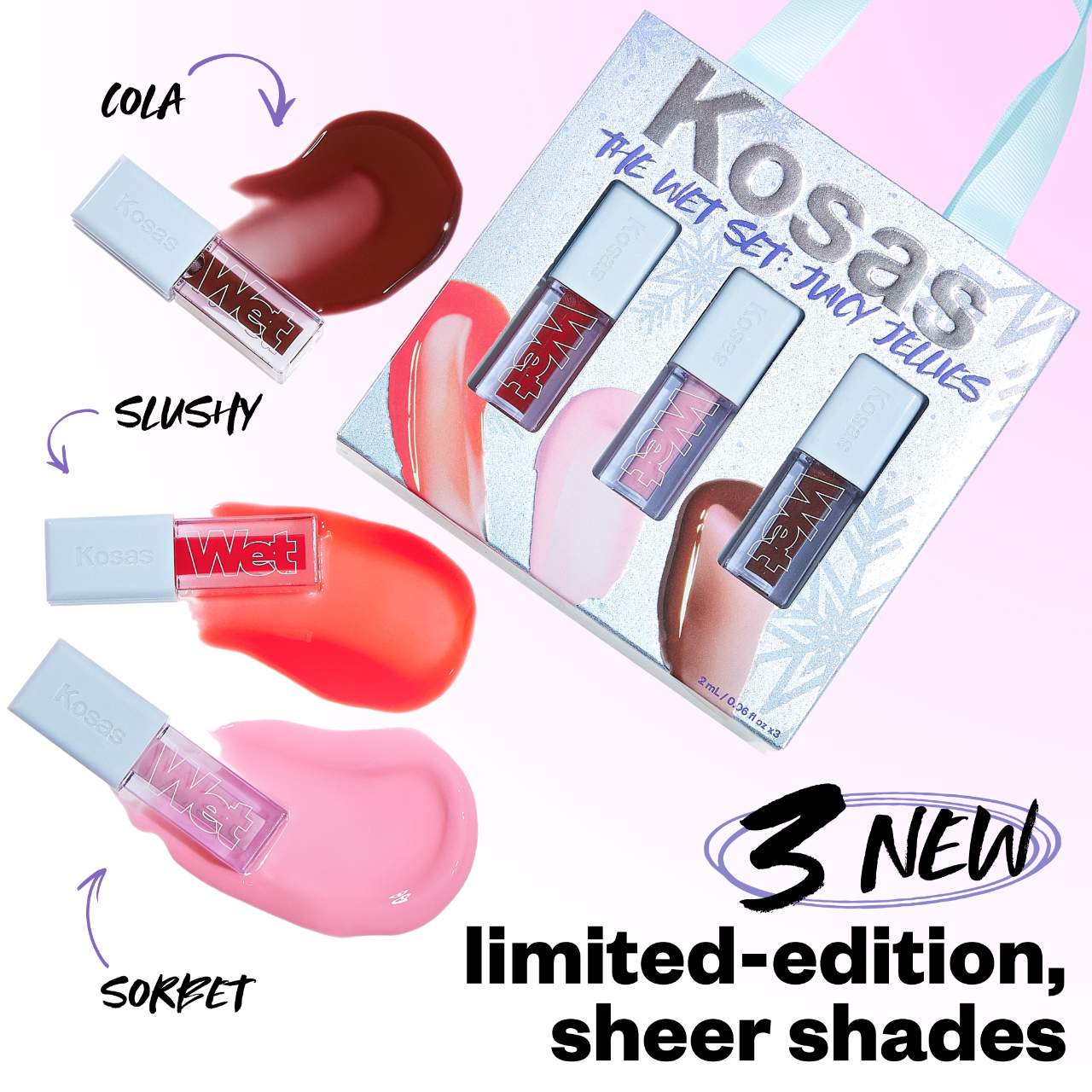 The Wet Set Juicy Jellies Sheer Lip Oils *Pre-Order*