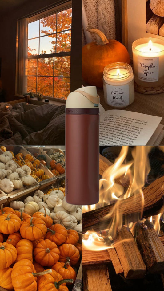 Owala 24oz FreeSip Stainless Steel Water Bottle - Hearth & Hand with Magnolia™ - Autumn Apple *Pre-Order*