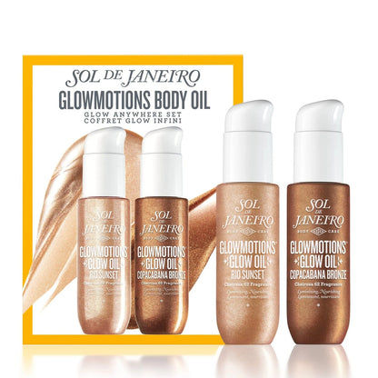 GLOWMOTIONS BODY OIL GLOW ANYWHERE SET *Pre-Order*