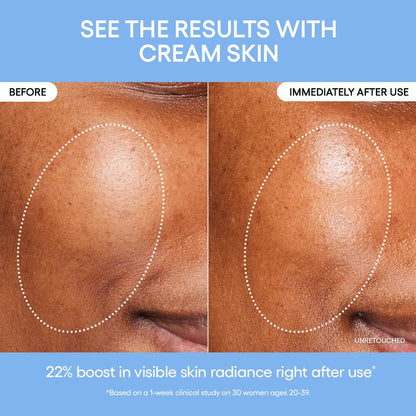 Cream Skin Refillable Toner & Moisturizer with Ceramides and Peptides *Pre-Order*
