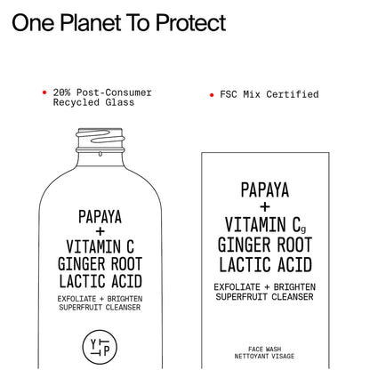 Youth To The People Superfruit Gentle Exfoliating Cleanser with Vitamin C + Papaya *Pre-Order*