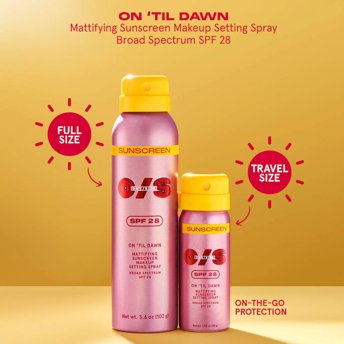 ONE/SIZE by Patrick Starrr On 'Til Dawn Mattifying Sunscreen Makeup Setting Spray SPF 28 *Pre-Order*