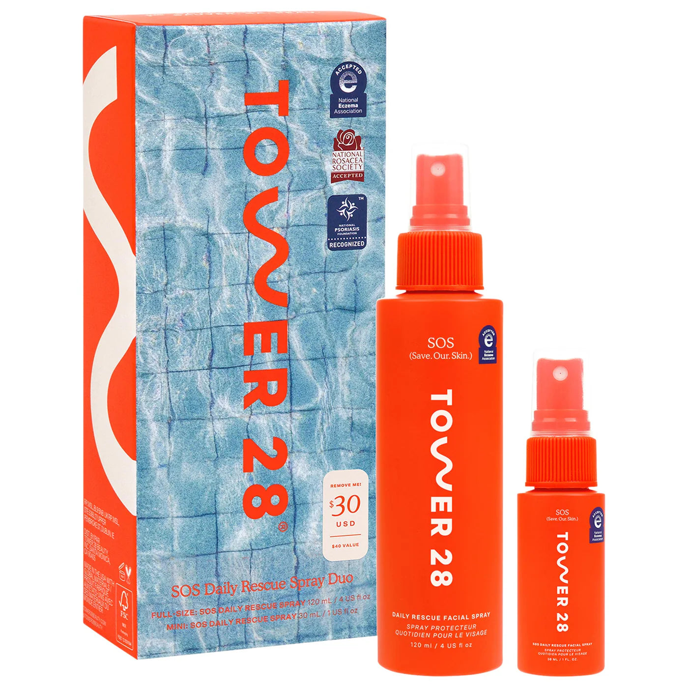 SOS Hypochlorous Acid Spray Duo Skincare Set *Pre-Order*