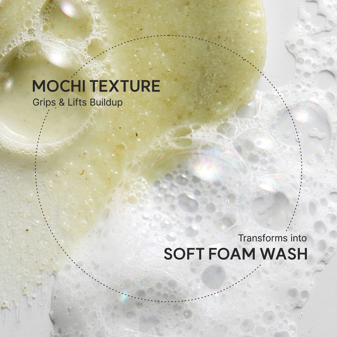 Fresh Green Rice Mochi Foaming Cleanser with Green Tea and Tea Tree for Acne-Prone Skin *Pre-Order*