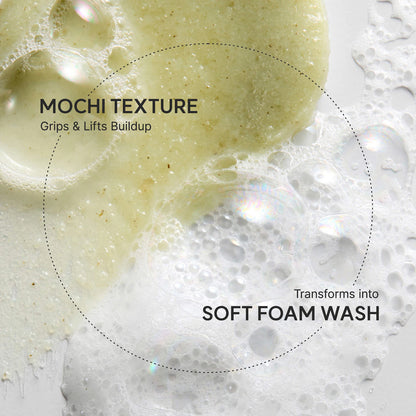 Fresh Green Rice Mochi Foaming Cleanser with Green Tea and Tea Tree for Acne-Prone Skin *Pre-Order*
